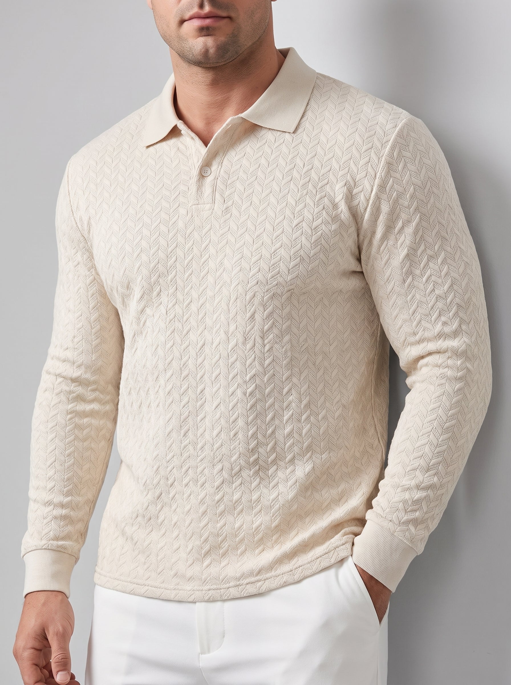 Lewis – Men’s Long-Sleeve Polo Shirt