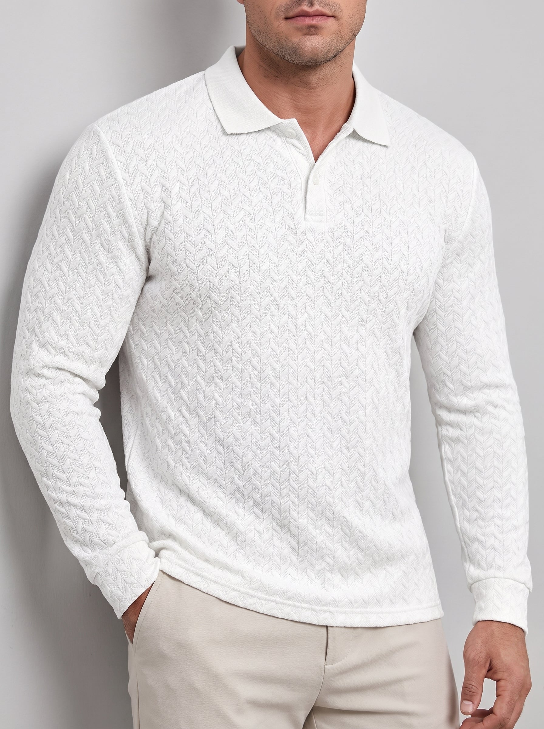 Lewis – Men’s Long-Sleeve Polo Shirt
