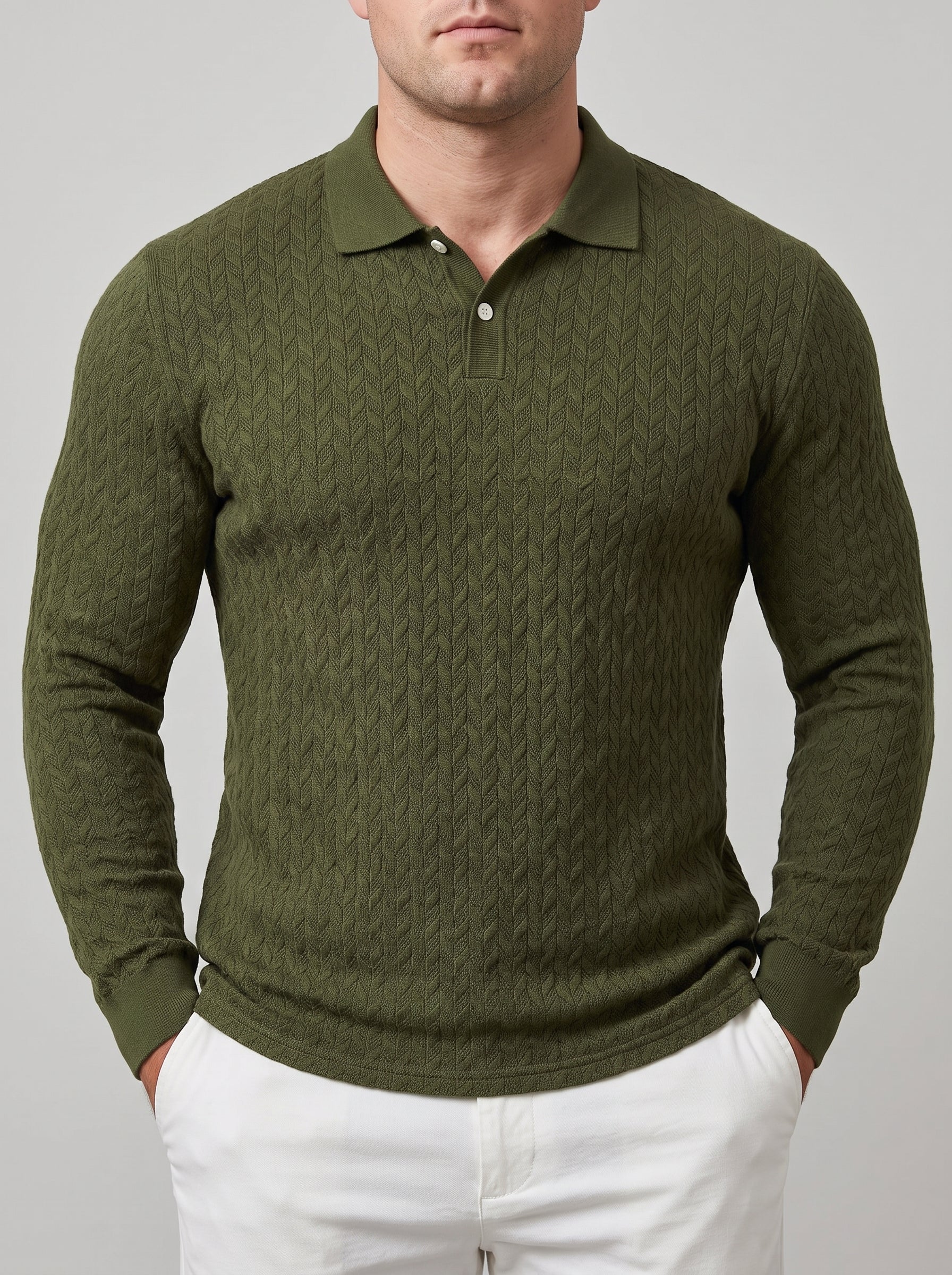 Lewis – Men’s Long-Sleeve Polo Shirt