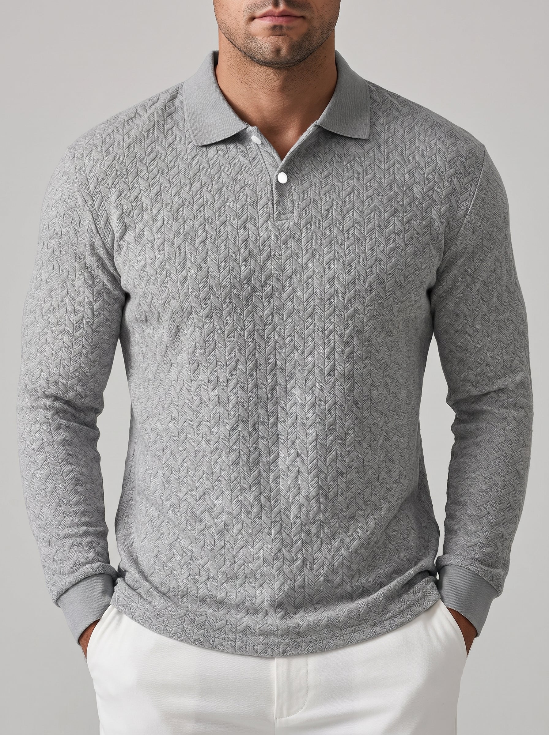 Lewis – Men’s Long-Sleeve Polo Shirt