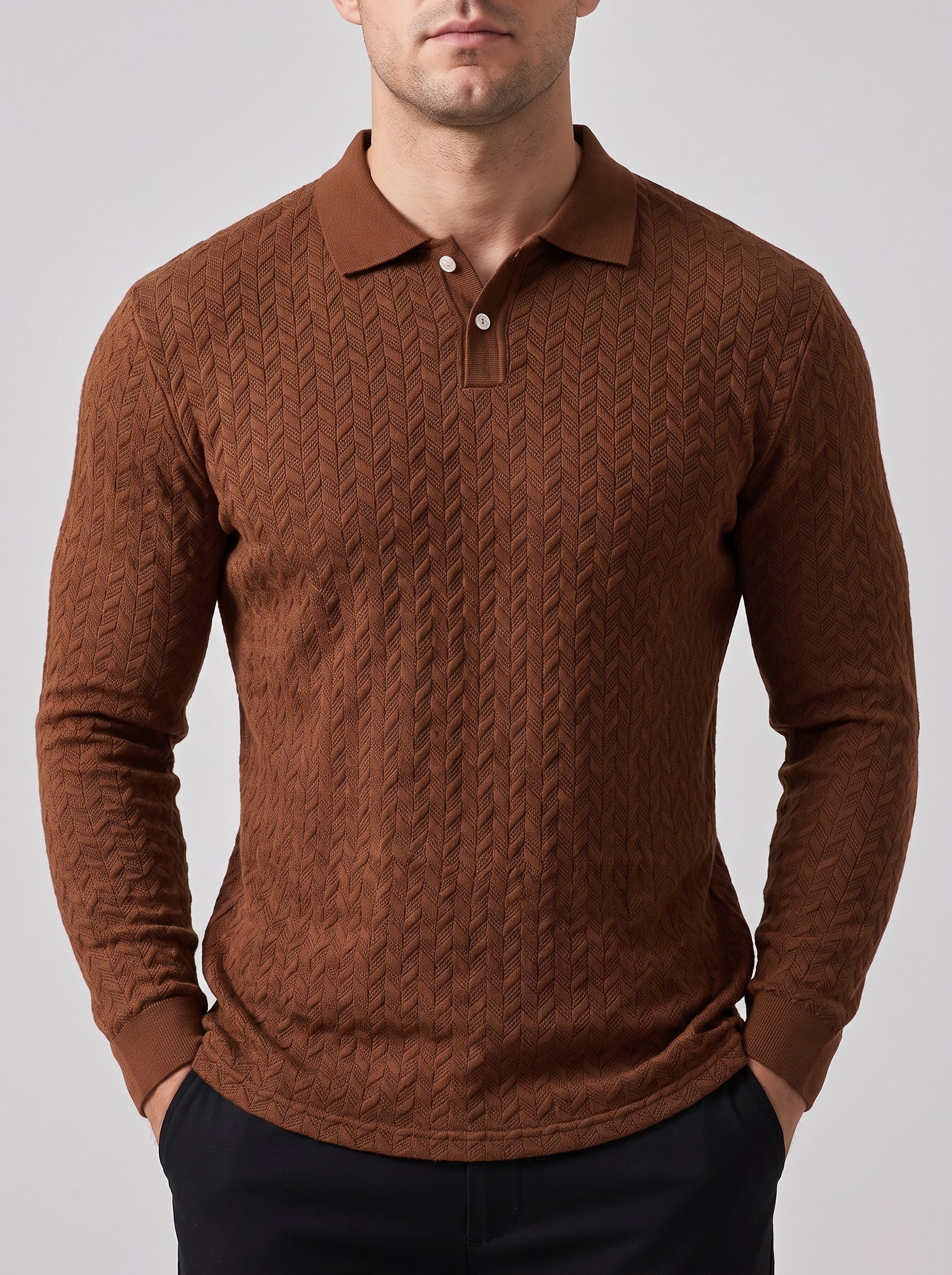 Lewis – Men’s Long-Sleeve Polo Shirt